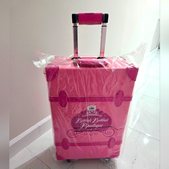 LAST ONE! NWT Bibbidi Bobbidi Boutique Disney World Parks Luggage Trunk PINK - Picture 4 of 13